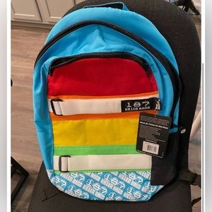 187 Killer Pads - Standard Issue Backpack | Rainbow | Skate Ratz